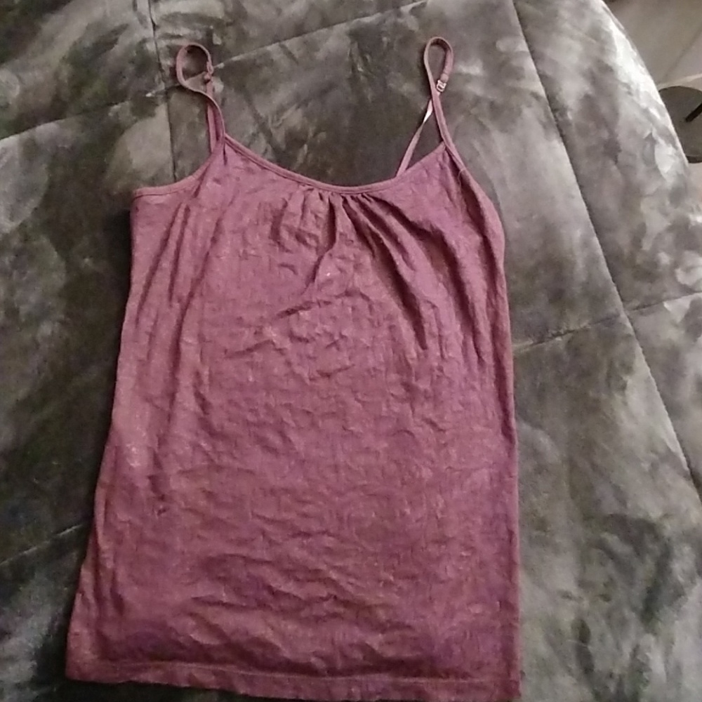 Gorgeous Express sheer purple cami